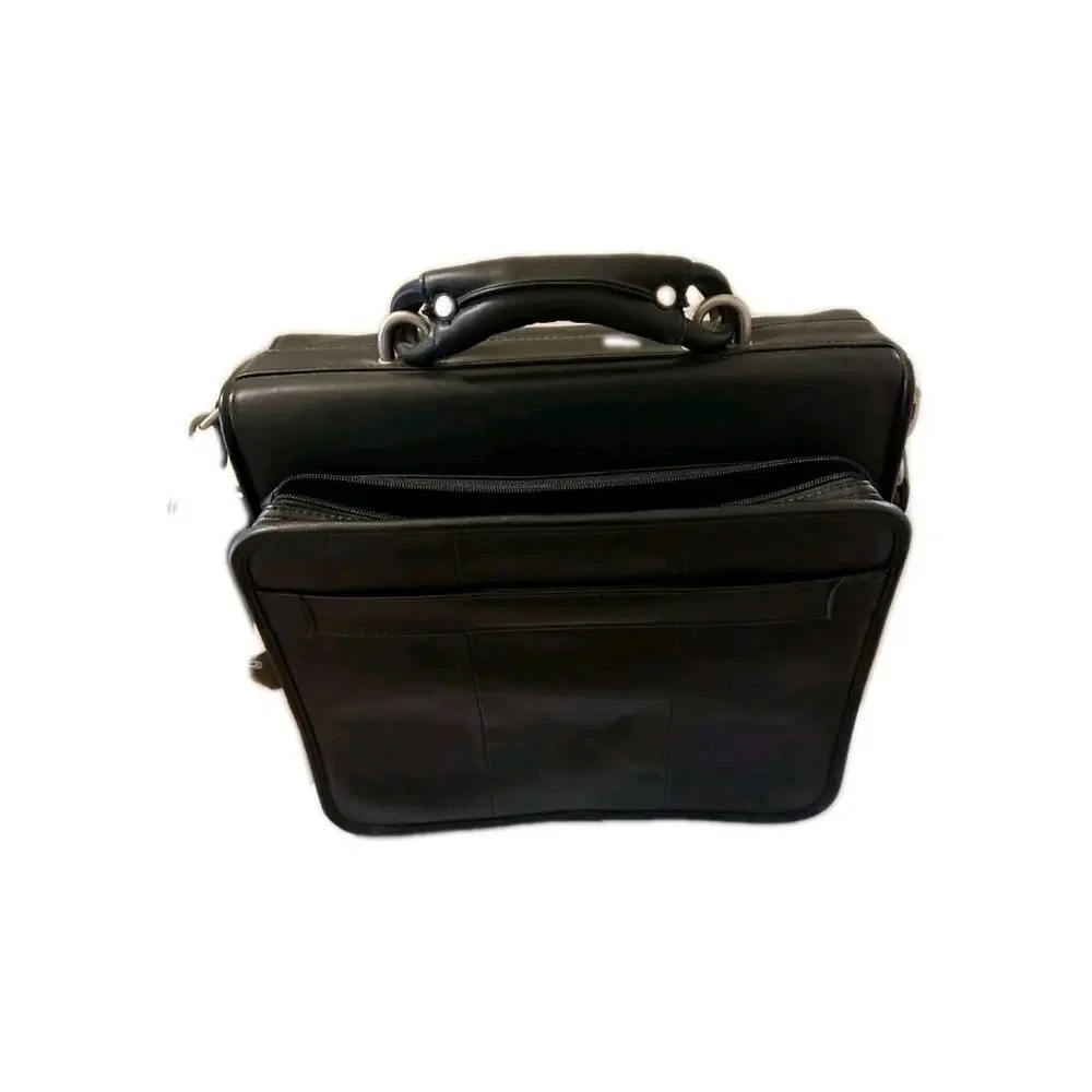 Dell leather suitcase